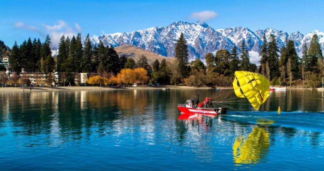 Skydiving or Parasailing