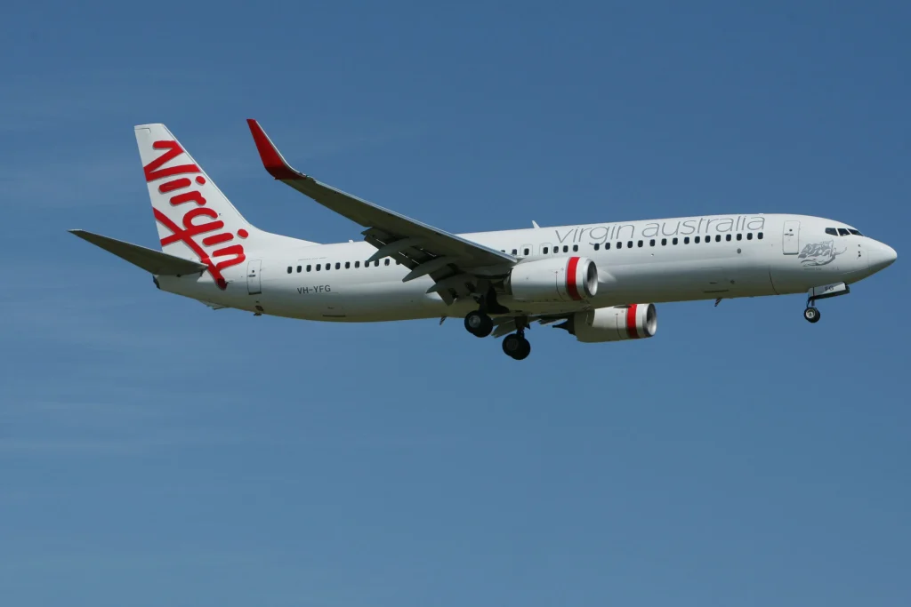 Flying to Australia